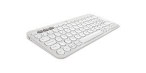TECLADO INALAMBRICO LOGITECH PEBBLE KEYS 2 K380S/BLUETOOTH/ LOGI BOLT/COLOR BLANCO, 920-011784