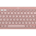 Teclado Inalambrico Logitech Pebble Keys 2 K380S/Bluetooth/Logi Bolt/Color Rosa, 920-011785