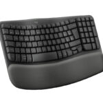 Teclado Inalambrico Logitech Wave Keys/Bluetooth/Logi Bolt/Ergonomico/Color Grafito, 920-012278