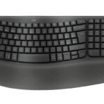 Teclado Inalambrico Logitech Wave Keys/Bluetooth/Logi Bolt/Ergonomico/Color Grafito, 920-012278