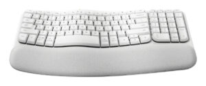 TECLADO INALAMBRICO LOGITECH WAVE KEYS/BLUETOOTH/LOGI BOLT/ERGONOMICO/COLOR BLANCO, 920-012279