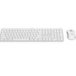 Kit Teclado Y Mouse Logitech Mk950 Off-White Silent Touch USB Bo