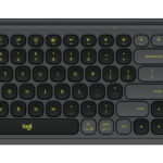 Kit Logitech Pop 920-013052 Teclado Y Mouse Bluetooth. Color Grafito Y Verde. -