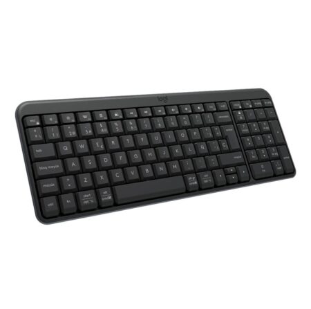 Teclado Logitech K250 Graphite Compact Bt 10Mt Resiste Salpicadura