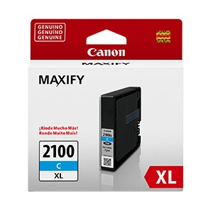 Tinta Canon Pgi-2100 Xl Cyan Alto Rendimiento, 9280B001Aa