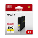 Tinta Canon Pgi-2100 Xl Amarillo Alto Rendimiento, 9282B001Aa