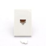 Elite Inserto RJ45 Para Tapas De Pared Armables - Rj-45, Hembra, Color Blanco, De Plástico Brobotix