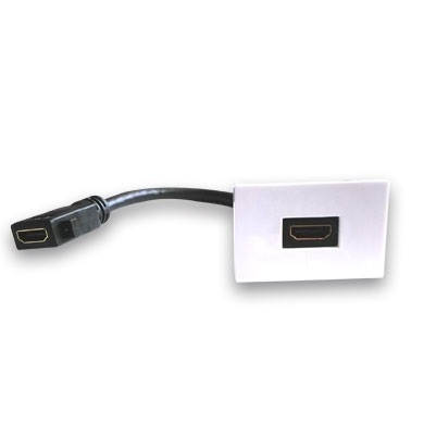 Inserto HDMI Brobotix 938917 – HDMI, Hembra/Hembra, Color Blanco