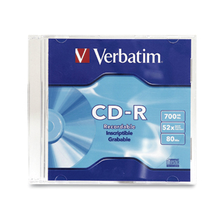 Disco Cd-R Verbatim – Cd-R, 700 Mb, 52X, 80 Min, 1 Pieza