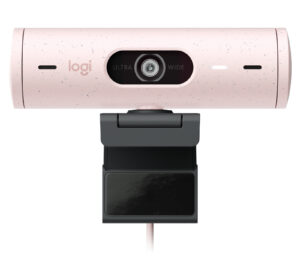WEBCAM LOGITECH BRIO 500 ROSA 1080P , MICROFONO, USB-C, 960-001418