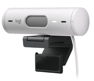 WEBCAM LOGITECH BRIO 500 BLANCO 1080P, MICROFONO, USB-C, 960-001426