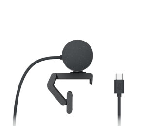 CAMARA WEB LOGITECH BRIO 505/4MP/FHD/720-1080P/AUDIO/USB-C/COLO NEGRO, 960-001515