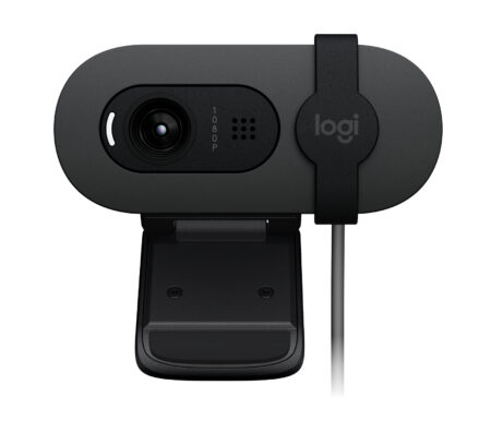 Webcam Logitech Brio 105/2Mp/USB/Omnidireccional/Color Negro, 960-001591