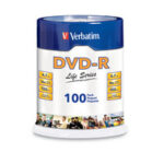 Torre Con 100 Piezas Dvd-R 4.7Gb, 16X, Verbatim 97177