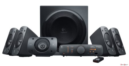 Bocina Logitech Z906 – 5.1, 500 W, Negro