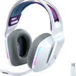 Diadema Audifono C/Microfono 7.1 Inalambrico Logitech G733 Lightspeed Blanco, Rgb, Gaming, 981-000882