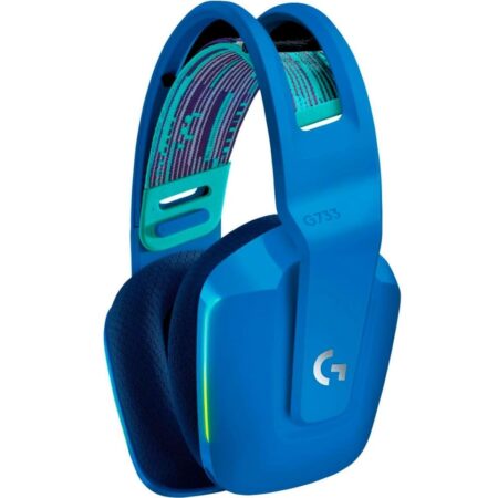 Diadema Audifono C/Microfono 7.1 Inalambrico Logitech G733 Lightspeed, Azul, Rgb, Gaming, 981-000942