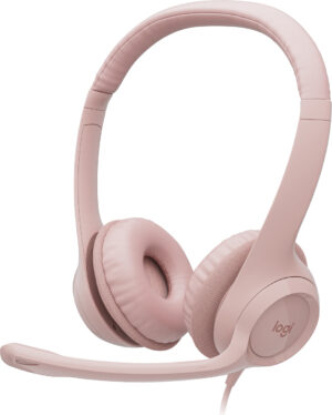 DIADEMA AUDIFONO C/MICROFONO LOGITECH H390 ROSA USB 981-001280