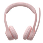 Diadema Audifono C/Microfono Inalambrico Logitech Zone 300/Bluetooth/USB-C/Color Rosa/981-001411