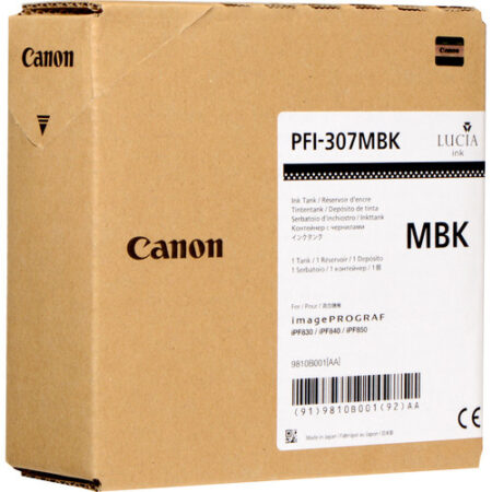 Tanque Canon Pfi-307 Mbk – Negro