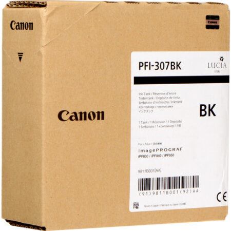 Tanque Canon Pfi-307 Bk – Negro