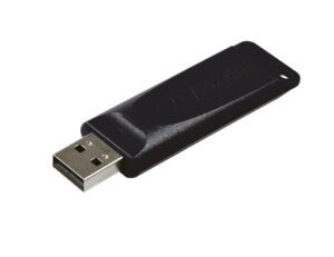 MEMORIA USB 2.0 32GB VERBATIM SLIDER 98697 COLOR NEGRO