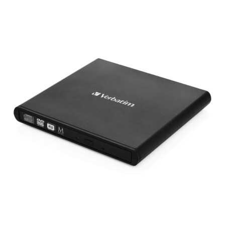 Quemador De Dvd-Cd Externo Verbatim USB-A 2.0 A USB-C/Color Negro/98938