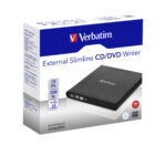 Quemador De Dvd-Cd Externo Verbatim USB-A 2.0 A USB-C/Color Negro/98938