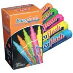 Resaltador Baco Bacoflash 99341 Amarillo. Plegadiza Con 12 Piezas -