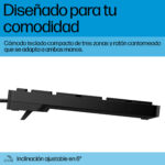 HP Mouse y teclado de escritorio 320MK con cable