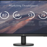 HP P27v G4 monitor de computadora 68.6 cm (27″) 1920 x 1080 Pixeles Full HD LCD Negro
