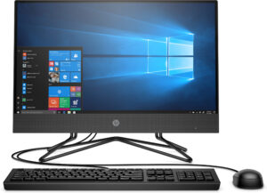 HP PC Todo-en-Uno 200 G4 22 Intel® Core™ i3 54.6 cm (21.5″) 1920 x 1080 Pixeles 4 GB DDR4-SDRAM 1 TB Unidad de disco duro PC todo en uno Windows 11 Pro Wi-Fi 5 (802.11ac) Negro