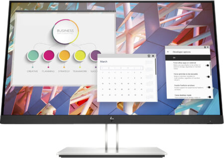 HP E-Series E24 G4 monitor de computadora 60.5 cm (23.8″) 1920 x 1080 Pixeles Full HD LCD Negro, Plata