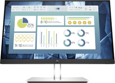 HP E-Series E22 G4 monitor de computadora 54.6 cm (21.5″) 1920 x 1080 Pixeles Full HD LCD Negro, Plata