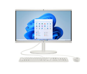 AIO HP 22-DG0009LA 21.4" INTEL N100/8GB/128GB SSD/W11 HOME/COLOR BLANCO A23WGLA