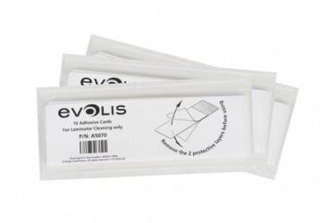 Kit De Limpieza Evolis A5070 Con 10 Tarjetas T Limpiadoras/Usar 1 Tarjeta Por Cada 5000 Impresiones/Para Impresoras De Tarjetas