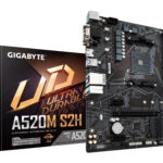 MB GIGABYTE A520M S2H SOCKET AM4/HDMI/DDR4/64GB/MICROATX/3SATA/AMD/USB