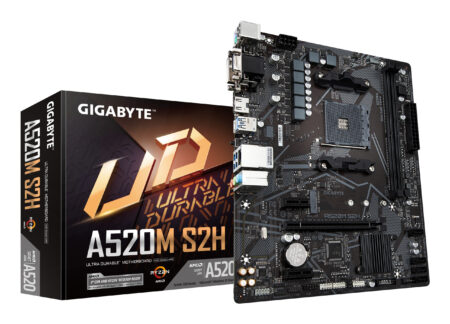 Mb Gigabyte A520M S2H Socket Am4/HDMI/DDR4/64Gb/Microatx/3Sata/AMD/USB