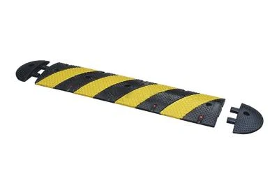 Reductor De Velocidad Accesspro AC-183Rv/183Cm/5 Lineas Amarillas/Hule Reciclado
