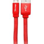 Cable USB Vorago Cab-113, Micro USB, USB, 1 M, Rojo