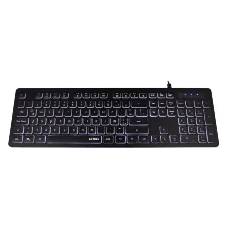 Teclado Alámbrico Iluminado Acteck Ts425 – USB, Español, Negro