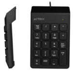 Teclado Numérico Acteck AC-932622 - USB, Numérico, Negro, Universal