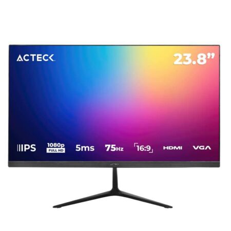 Monitor Acteck Captive Vivid Sp240 - 23.8 Pulgadas, 250 Cd / M², 1920 X 1080 Pixeles, 5-8 Ms, Negro