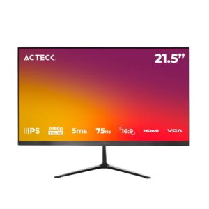 Monitor 21.5" Acteck Captive Vivid Sp215 Led/full Hd/va/hdmi/vga/75hz/5ms, Ac-933858