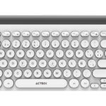 Teclado Inalambrico Tkl Acteck Uny Comp Ti685 AC-934190/Dual/Multidispositivo/Español/Blanco