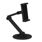 SOPORTE DE ESCRITORIO ARTICULADO PARA TABLETA ACTECK VAULT TOP ST430/PINZA DE SUJECION DE 4.7" A 12.9"/COLOR NEGRO/AC-934565
