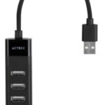 Adaptador Hub USB 2.0 Port X 2 Dh420 Acteck -