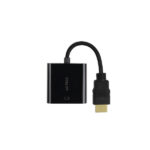 Adaptador HDMI A VGA Acteck AC-934756 Hift Plus Av400 Para Video Macho A Hembra/Color Negro