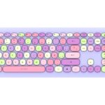 Kit Teclado Y Mouse Inalambrico Acteck Creator Chic Colors Mk475/1600Dpi/2.4Hz/USB/Morado, AC-935173