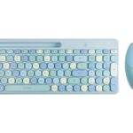 Kit Teclado Y Mouse Inalambrico Acteck Creator Chic Colors Mk470/1600Dpi/2.4Hz/USB/Azul, AC-935197